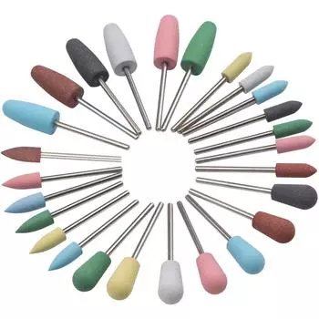 Алмазный фрезерный станок для маникюра, вращающиеся сверла для ногтей, аксессуары для насадок для педикюра, фрезерный станок с заусенцами, шлифовальный станок