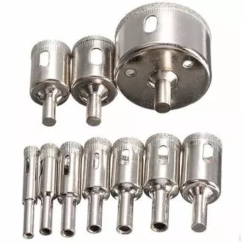 Алмазный инструмент 8-25-50 мм, 10 шт., ограничитель для индивидуальной плитки, открывалка для сверления отверстий 10PCS