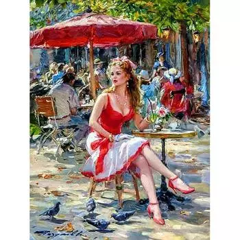 Алмазный комплект для рисования, полная дрель, Большая Алмазная мозаика, Праздничная алмазная живопись 20X30CM