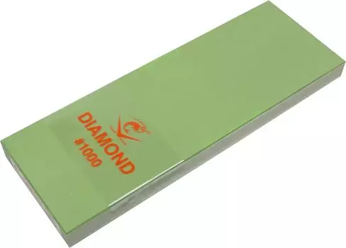 Алмазный квадратный точильный камень Naniwa DR-7510#1000 зелёный