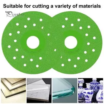 Алмазный пильный диск с фаской Высокая прочность Универсальная совместимость Простая установка Небьющийся стеклянный алмазный режущий диск 1pc