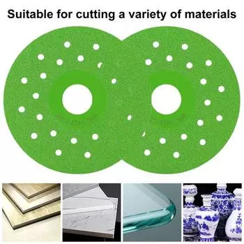 Алмазный пильный диск Yousheng с фаской, высокая прочность, универсальная совместимость, простота установки, небьющийся стеклянный алмазный режущий диск 1pc