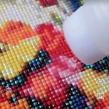 Алмазный рисунок герметик консервирующий клей прозрачный блеск эффект художественные ремесла клей-головоломка