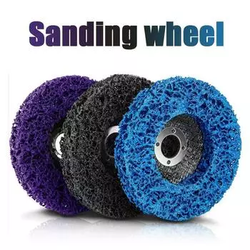 Алмазный шлифовальный диск Полировальный ленточный диск Шлифовальный диск для удаления ржавчины Шлифовальный диск для краски 100MM чёрный