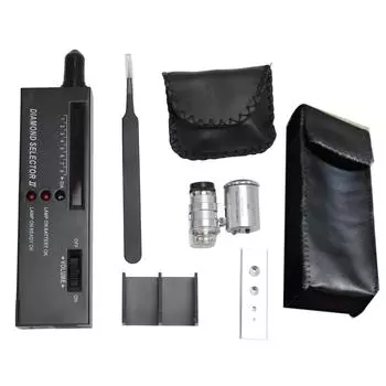 Тестер-ручка, высокоточный ювелирный тестер, 60-кратное светодиодное увеличение, профессиональный