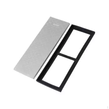 Алмазный точильный камень с нескользящей основой, легкая портативная 400-зернистая сотовая поверхность