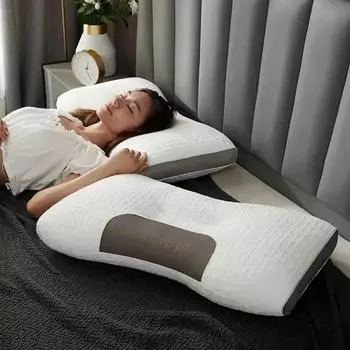 Almofada Ergonmica Super 3D для спальни, Almofada Ortopdica Pescoo, Proteger Contorno da Coluna, Cama para Todas как Posies 1