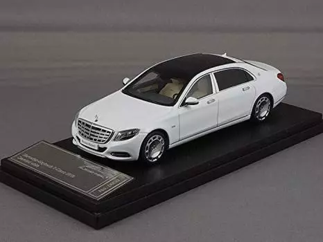 Almost Real 2016 Алмазно-белый Масштабная Полностью литая модель автомобиля 420102 Mercedes-Maybach S-Class - - 1/43 белый