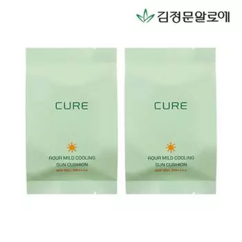 [Алоэ Ким Чон-Мун] Cure Aqua Mild Sun Cushion Refill Season 3, 2 шт.