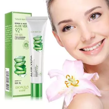 Алоэ Вера Увлажняющий крем для глаз Удаление темных кругов Увлажнение Увлажнение Разглаживание Нежный уход Уход за глазами