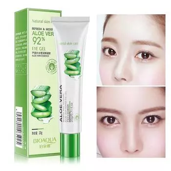 Алоэ Вера Увлажняющий Устранение темных кругов Отечность Крем для глаз Разглаживающий Нежный уход Уход за глазами