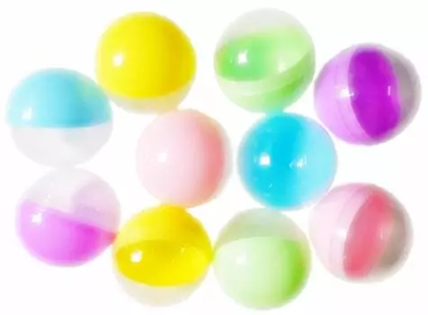 Aloala 45 мм 50 штук Gacha Gacha пустая капсула красочная цветная капсула (Пастельный цвет)