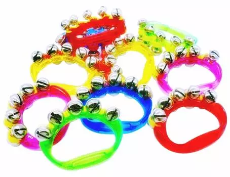 Алоала Младенец Рождество Тин Ритм Музыкальный Инструмент Музыка Звонок Колокольчик Колокольчик (Набор 10)