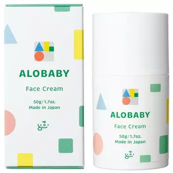 ALOBABY Крем для лица 50 г, без запаха, органический, увлажняющий детский крем для лица и полости рта, без добавок (1 бутылка)