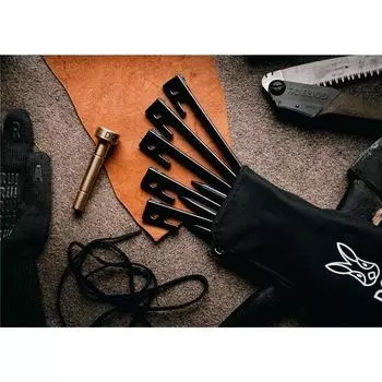 Alocs 8-Pack Heavy Duty Tent Stakes - Tarp Stakes - Camping Tent Stakes - Camping Stakes 1360 чёрный