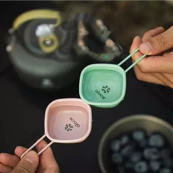 Alocs портативный нержавеющая сталь походная кружка пикник кофе чай винная кружка открытый стакан для воды штабелируемый легкий столовый прибор для приготовления пищи one серебряный