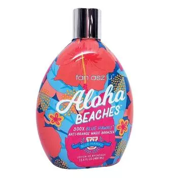 Aloha Beaches 300X Blue Hawaii Bronzer Tanning Lotion, 13,5 унций (382,7 г), 1 пакет