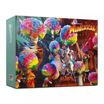 (Алок Пазл) Пазл Madagascar Circus, 500 деталей, AL5333, разноцветные пазлы, детские игры, развивающие игрушки