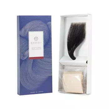 Alopecia Areata Hide QAMOJI Hair Patch Wig body 30 special stickers included Alopecia Areata Hide Hair Increase Partial Wig Partial Wig (Black) +