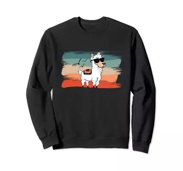 Alpaca Fans Llama Birthday Essentials Hiking Party Sweatshirt
