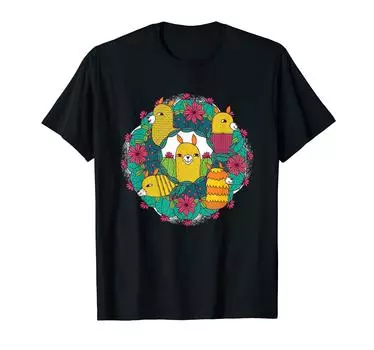 Alpaca mandala T-shirt