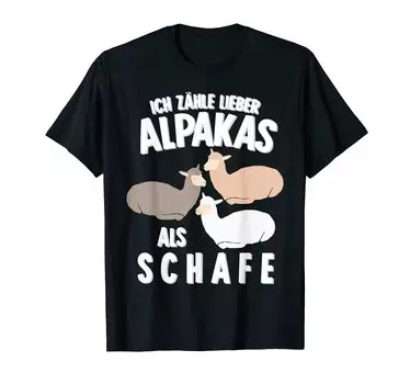 Alpaca Sleeping Shirt Bed Alpaca T-shirt