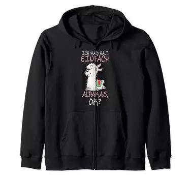 Alpacarama zip hoodie