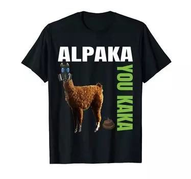 Alpaka Lama Alpaka Tu Khaka Chandelier T-shirt
