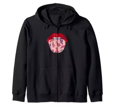 Alpaka Lips Farm Animal Farmer Llama Alpaca Zip Parka -