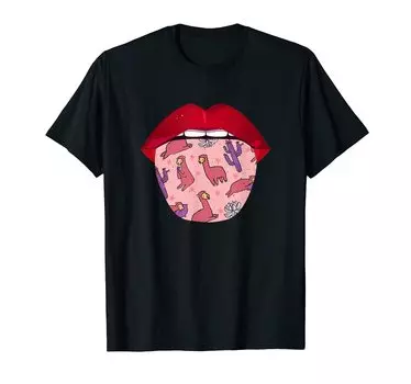 Alpaka Lips Farm Animal Farmer Llama Alpaca - T-shirt