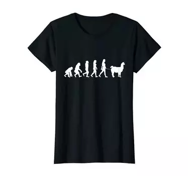 Alpaka Wanderung Evolution Frau Braut Alpaka JGA Team T-shirt
