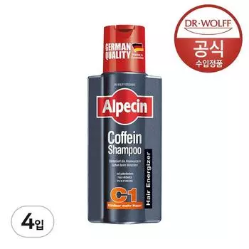 Alpecin Caffeine Shampoo C1, 250ml, 4 pcs.