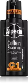 Alpecin Coffein Shampoo C1 Black Edition shampoing la cafine homme qui stimule la pousse des cheveux TU прозрачный