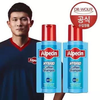 Alpecin Hybrid Caffeine Shampoo, 250ml, 2 units