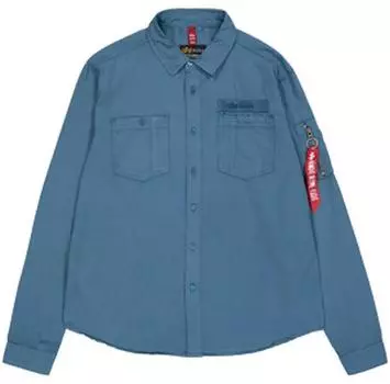 Alpha Industries Air Force EMB рубашка с длинным рукавом S