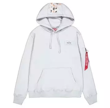 Alpha Industries Back Print Camo Print худи 2XL