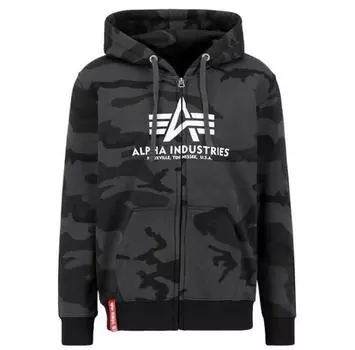 Alpha Industries Basic Camo full zip свитшот S