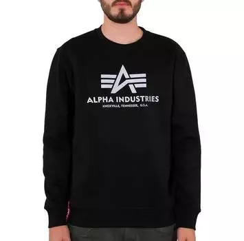 Alpha Industries Basic Rainbow Reflective Print свитшот L