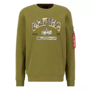 Alpha Industries College Camo свитшот M
