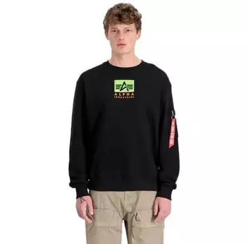 Alpha Industries Satin Logo свитшот S