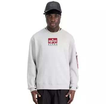 Alpha Industries Satin Logo свитшот XL