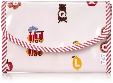 Alphabet pattern mother and child notebook case S PWGG231561 PNK [Gelato Pique] розовый