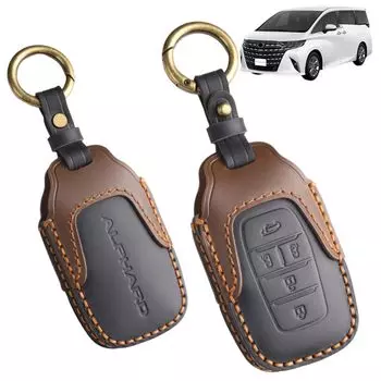 Alphard Vellfire 30 Series 40 Series Exclusive Smart Key Case Key Cover Key Holder Custom Accessory Parts New Genuine Leather with Logo Scratch