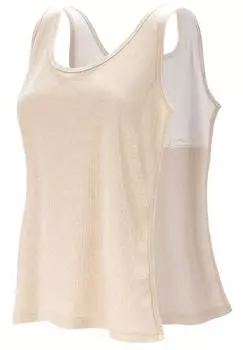 Alphax Inner Comfortable and Fits Height Bust Sweat-Absorbing Shirt, Dry, Beige, 150-165cm, 78-90cm бежевый