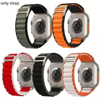 Alpine Ring для Apple Watch ремешки 49 мм, 45 мм, 41 мм, 44 мм, 40 мм, 42 мм, 38 мм, нейлоновый ремешок для iwatch Ultra 8, 7, 6, 5, 4, 3 se