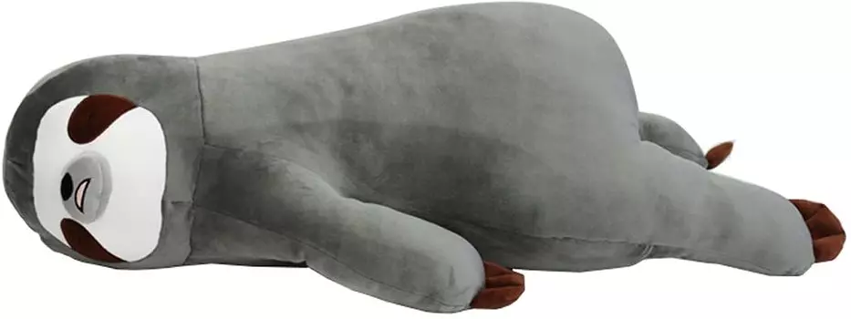 Alta Body Floor Plush Dark 78 см AR0628125 Подушка, Удобная, Игрушка, Ленивец, Пушистая, Жевательная, Коричневый,