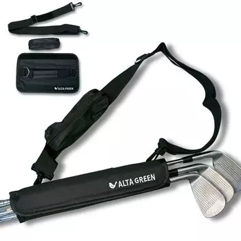 Alta Green Alta Caddy Golf Mini Bag с футляром для мячей Портативная сумка для тренировочного поля, круглая, маленькая [Официальная]