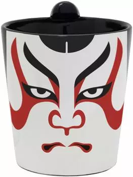 Alta Mug Chon Mug Kabuki Ipponkuma by 240ml AR0604259 (Supervised Shochiku) Approx.