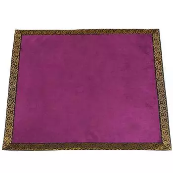 Алтарь Скатерть Таро Бархатная скатерть для гадания Таро с сумкой для карт Таро Настольная игра Gold braid чёрный