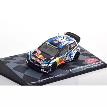 Altaya 1/43 volkswagen polo R monte carlo rally 2016 WRC Polo Winner S.Ogier/J.Ingrassia мини-автомобиль [продукт]